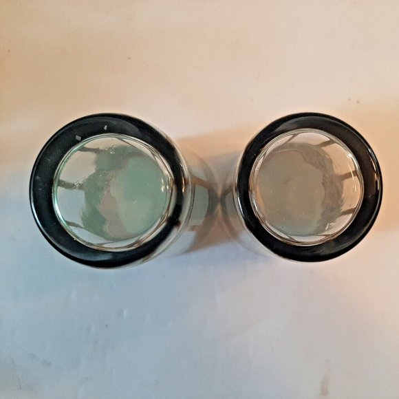 2 Moroccan Tea Glasses Missary Paris Green and Gold Juice Paisley - Picture 7 of 12